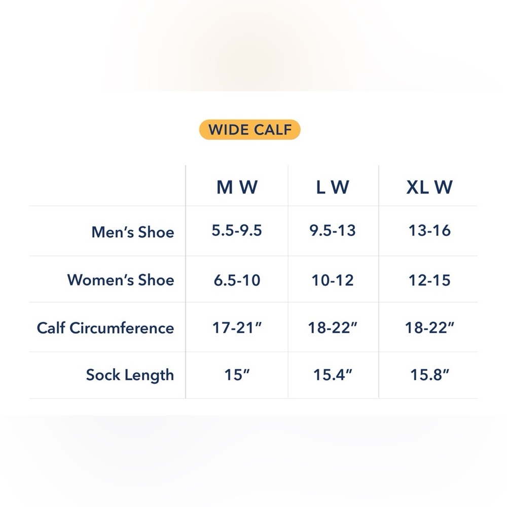 Wellow Compression Knee Socks NWT
Size XL Wide Calf - Picture 6 of 7